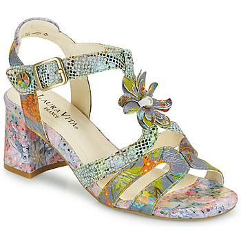 Chaussures Femme Sandales et Nu-pieds Laura Vita  Bleu / Multicolore