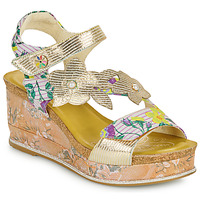 Chaussures Femme Sandales et Nu-pieds Laura Vita  Doré / Multicolore