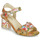 Chaussures Femme Sandales et Nu-pieds Laura Vita  Camel / Mutlicolore