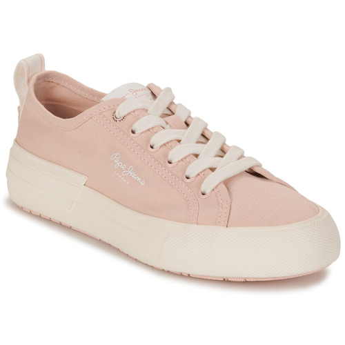 Chaussures Femme Baskets basses Pepe jeans ALLEN BAND W Rose