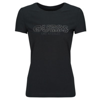 Vêtements Femme T-shirts manches courtes Guess SANGALLO TEE Noir