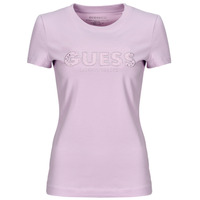 Vêtements Femme T-shirts manches courtes Guess SANGALLO TEE Lila