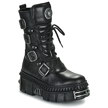 Chaussures Boots New Rock WALL 1473 Noir