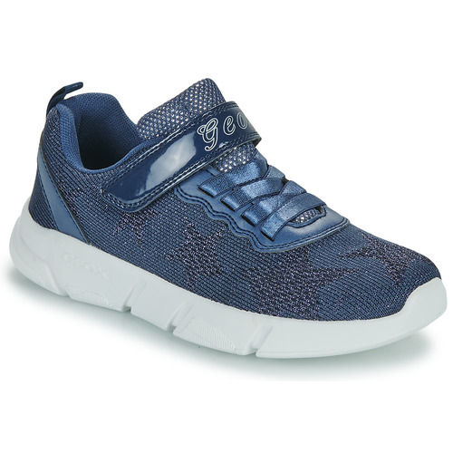 Chaussures Fille Baskets basses Geox J ARIL GIRL Marine