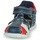 Chaussures Garçon Sandales et Nu-pieds Geox B ELTHAN BOY Marine / Rouge / Blanc