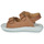 Chaussures Garçon Sandales et Nu-pieds Geox J SANDAL LIGHTFLOPPY Marron / Blanc