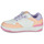 Chaussures Fille Baskets basses Geox J WASHIBA GIRL Blanc / Orange / Violet