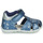 Chaussures Fille Sandales et Nu-pieds Geox B ELTHAN GIRL Bleu / Argenté