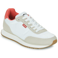 Chaussures Femme Baskets basses Levi's STAG RUNNER S Blanc / Beige / Rose