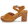 Chaussures Femme Sandales et Nu-pieds Unisa TACO Camel