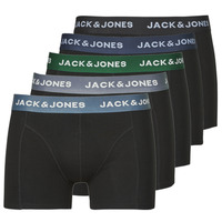 Sous-vêtements Homme Boxers Jack & Jones JACSOLID TRUNKS 5 PACK OP Noir