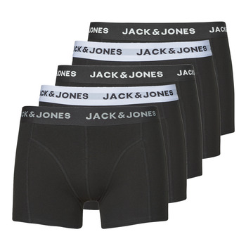 Jack & Jones JACSOLID TRUNKS 5 PACK OP Noir