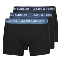 Sous-vêtements Homme Boxers Jack & Jones JACSOLID TRUNKS 3 PACK OP Noir / Bleu