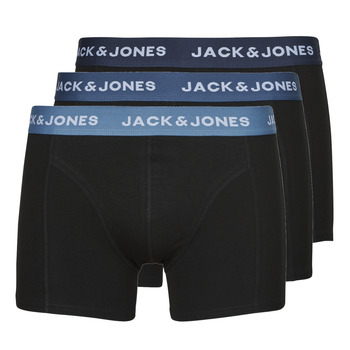 Jack & Jones JACSOLID TRUNKS 3 PACK OP Noir / Bleu