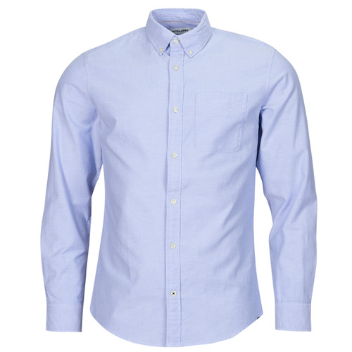 Vêtements Homme Chemises manches longues Jack & Jones JJEOXFORD SHIRT LS Bleu