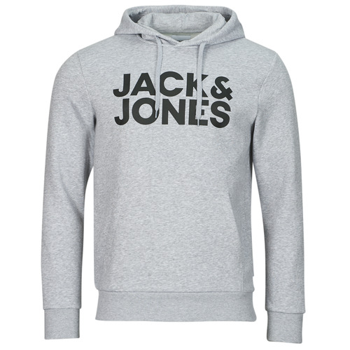 Vêtements Homme Sweats Jack & Jones JJECORP LOGO SWEAT HOOD Gris