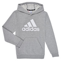 Vêtements Garçon Sweats Adidas Sportswear U BL HOODIE Gris / Blanc