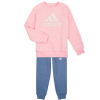 Vêtements Fille Ensembles de survêtement Adidas Sportswear LK BOS JOG FL Rose / Marine