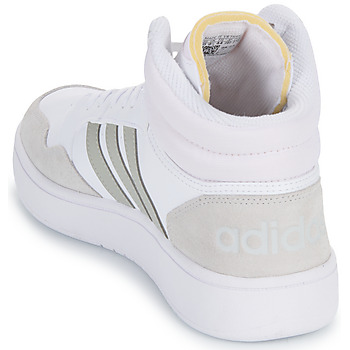 Adidas Sportswear HOOPS 3.0 MID Blanc / Beige