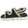 Chaussures Femme Sandales et Nu-pieds Mou MU.SW461003A Noir / Blanc