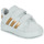 Chaussures Fille Baskets basses Adidas Sportswear GRAND COURT 2.0 CF I Blanc / Doré