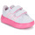 Chaussures Fille Baskets basses Adidas Sportswear GRAND COURT 2.0 Marie CF I Blanc / Rose