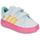 Chaussures Fille Baskets basses Adidas Sportswear GRAND COURT MINNIE CF I Blanc / Rose