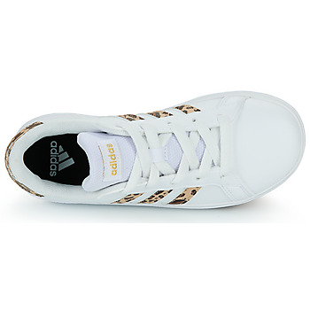 Adidas Sportswear GRAND COURT 2.0 K Blanc / Léaopard