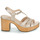 Chaussures Femme Sandales et Nu-pieds Wonders M-1024 Doré