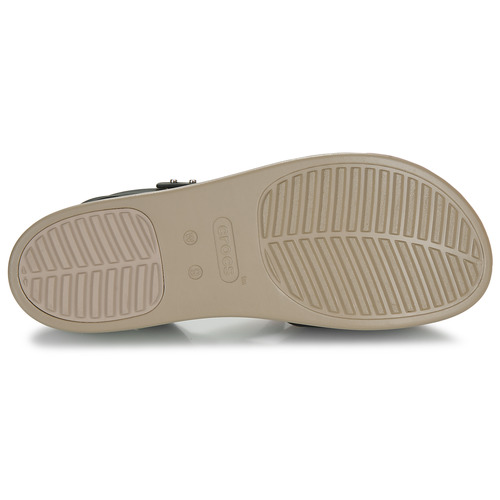 Crocs BROOKLYN WEDGE Noir / Beige