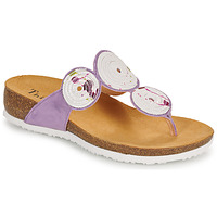 Chaussures Femme Tongs Think JULIA Violet / Blanc