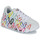 Chaussures Fille Baskets basses Skechers UNO LITE - GOLDCROWN SPREAD THE LOVE Blanc / Multicolore