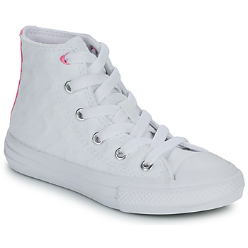 Chaussures Fille Baskets montantes Converse CHUCK TAYLOR ALL STAR Blanc / Rose