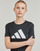 Vêtements Femme T-shirts manches courtes adidas Performance RUN IT TEE Noir / Blanc