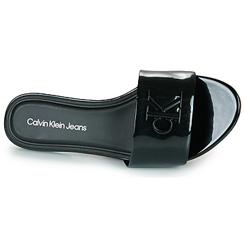 Calvin Klein Jeans FLAT SANDAL SLIDE MG MET Noir