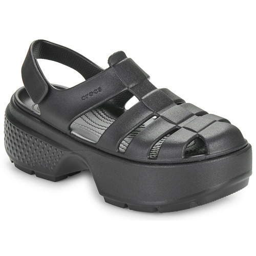 Chaussures Femme Sandales et Nu-pieds Crocs Stomp Fisherman Sandal Noir