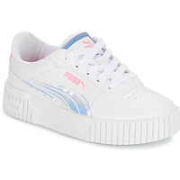 Chaussures Fille Baskets basses Puma CARINA 2.0 PS Blanc / Rose
