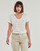Vêtements Femme T-shirts manches courtes Only ONLEMILY Ecru / Marron