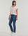 Vêtements Femme T-shirts manches courtes Only ONLEMILY Ecru / Rouge