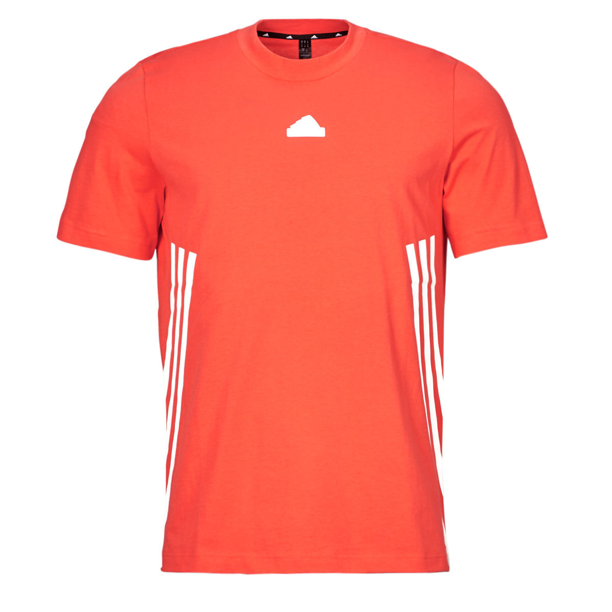 Vêtements Homme T-shirts manches courtes Adidas Sportswear M FI 3S REG T Orange / Blanc