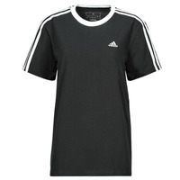 Vêtements Femme T-shirts manches courtes Adidas Sportswear W 3S BF T Noir / Blanc