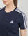 Vêtements Femme T-shirts manches courtes Adidas Sportswear W 3S T Marine / Blanc