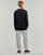 Vêtements Femme Sweats Adidas Sportswear W 3S FL OS SWT Noir / Blanc