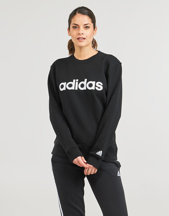 Vêtements Femme Sweats Adidas Sportswear W LIN FT SWT Noir / Blanc