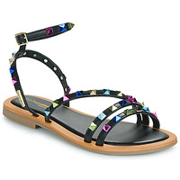 Chaussures Femme Sandales et Nu-pieds Les Tropéziennes par M Belarbi OKARI Noir / Multicolore