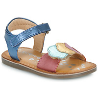 Chaussures Fille Sandales et Nu-pieds Kickers DYASTAR Marine / Metal / Multicolore