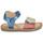 Chaussures Fille Sandales et Nu-pieds Kickers DYASTAR Marine / Metal / Multicolore