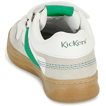 Kickers KALIDO Blanc / Gris / Vert