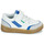 Chaussures Garçon Baskets basses Kickers KOUIC Blanc / Gris / Bleu