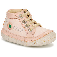 Chaussures Fille Baskets montantes Kickers SONISTREET Rose